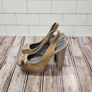 Calvin Klein Lissette Womens Size 7 Brown Heels Dress Pumps